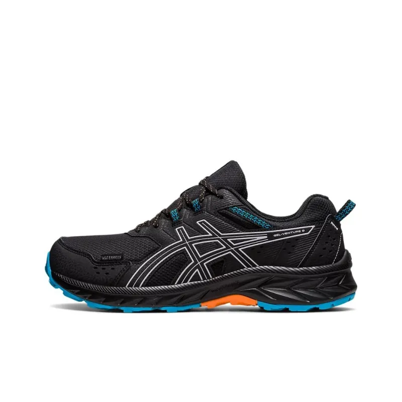 Asics Gel Venture 9 Waterproof 'Black Blue Peach'-0