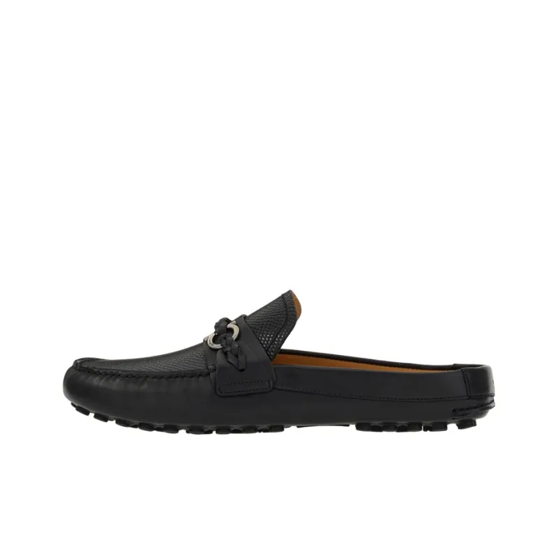 FERRAGAMO Gancini-plaque Driving Mules-0