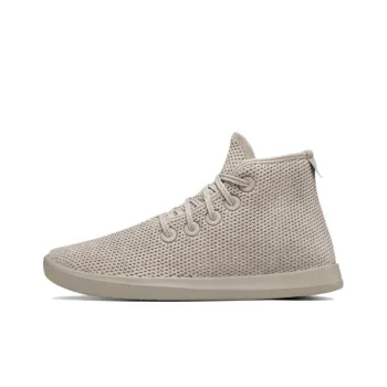 Allbirds Tree Toppers Slip-Resistant Cushioning High-Top Skateboard Shoes Women's Stone Gray