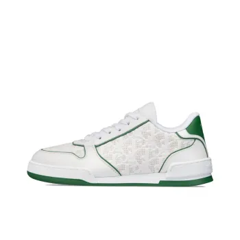 DIOR One White Sneakers Low Top Stylish Skateboarding Shoes Women's White Green
