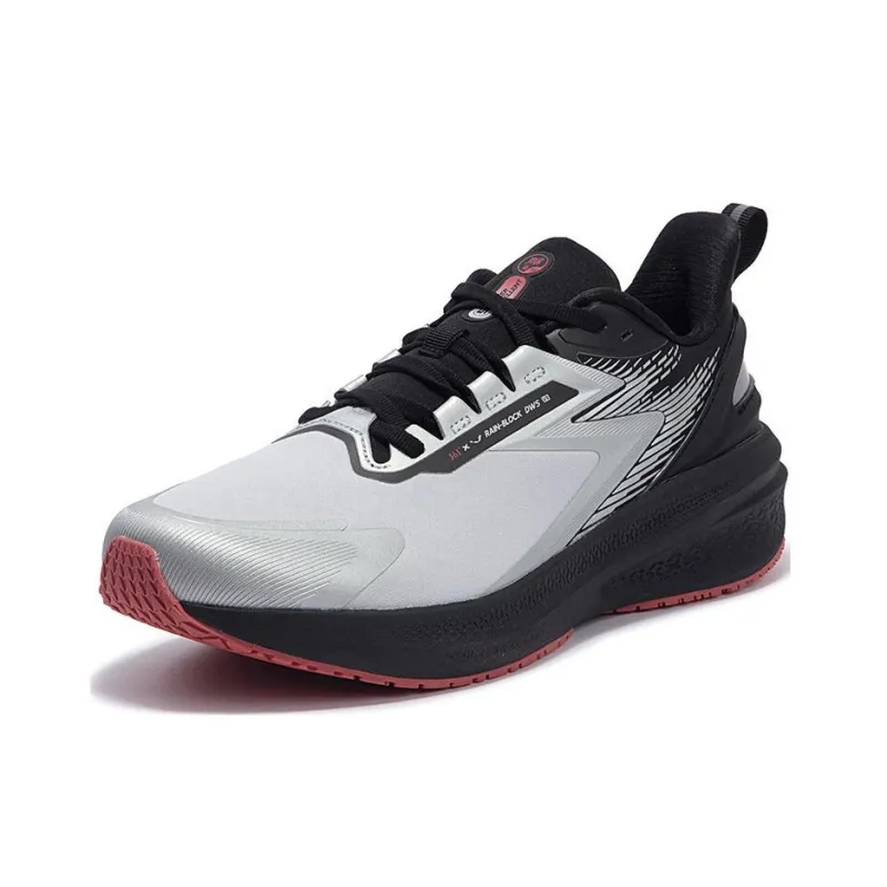 361° Rainy Day 7.0 Slip Resistant Low Top Running Shoes Men's Silver Black-1