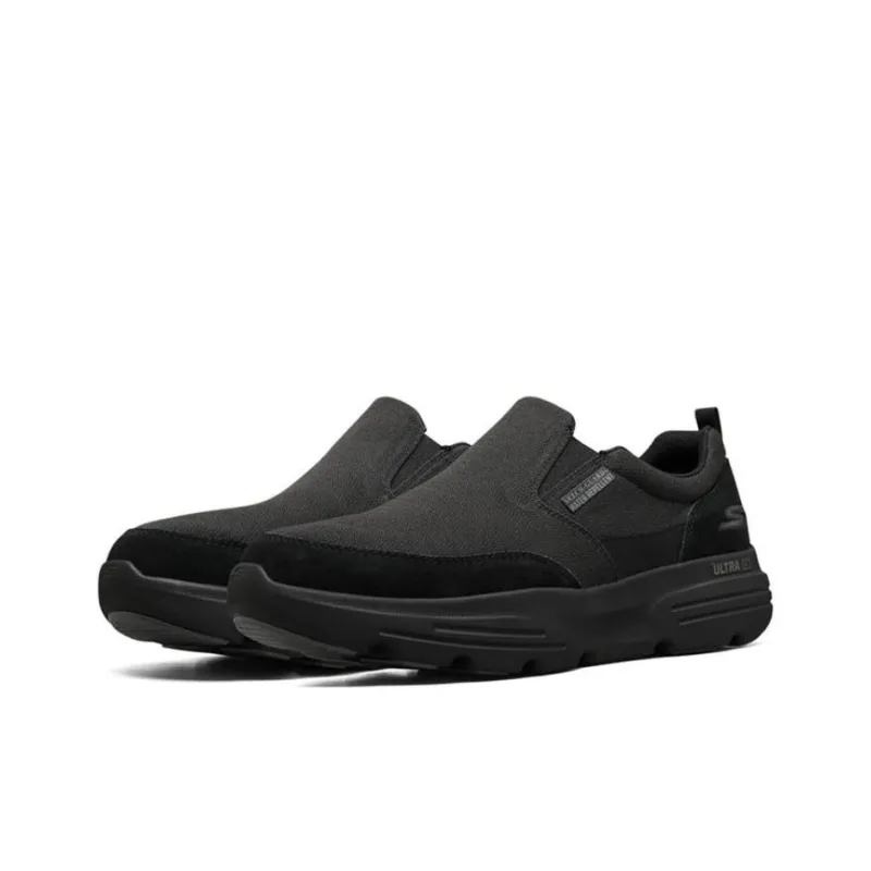 Skechers Go Walk Outdoor Relaxed Fit Cushioning Anti-Slip And Wear-Resistant Low-Top Sports Casual Shoes All Black-2