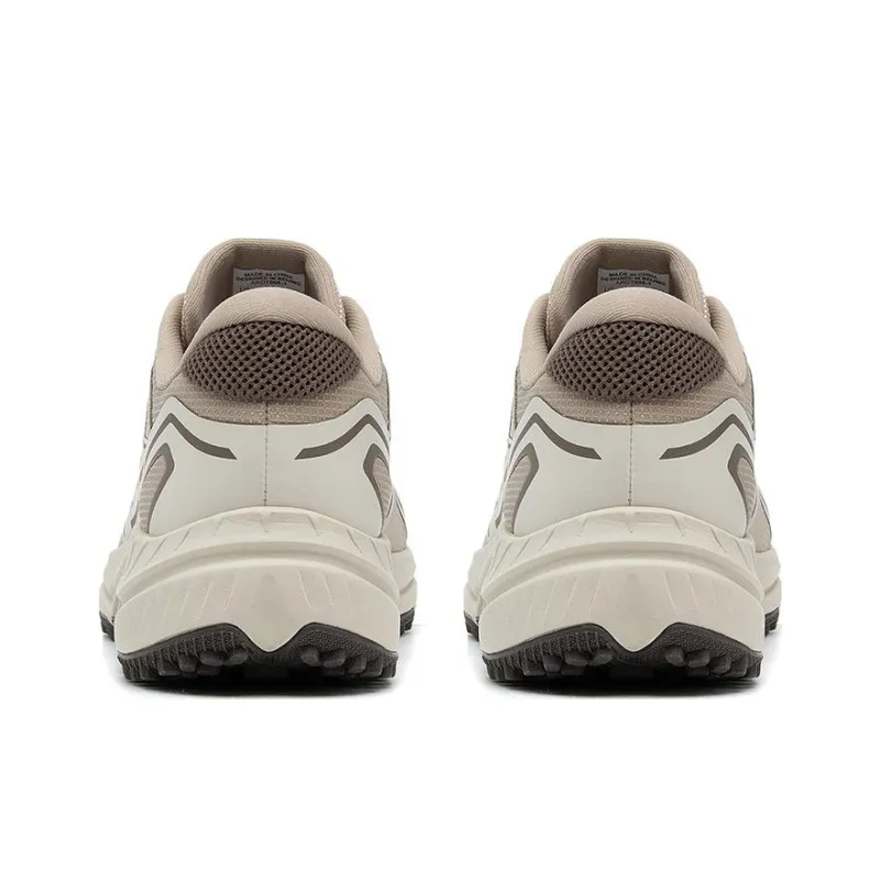 LiNing Yitai Lite Durable Breathable Low Top Running Shoes Gray White-3