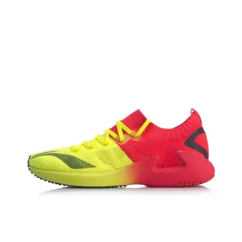 LiNing Chasing The Wind Low Top Running Shoes Women's Yellow Red