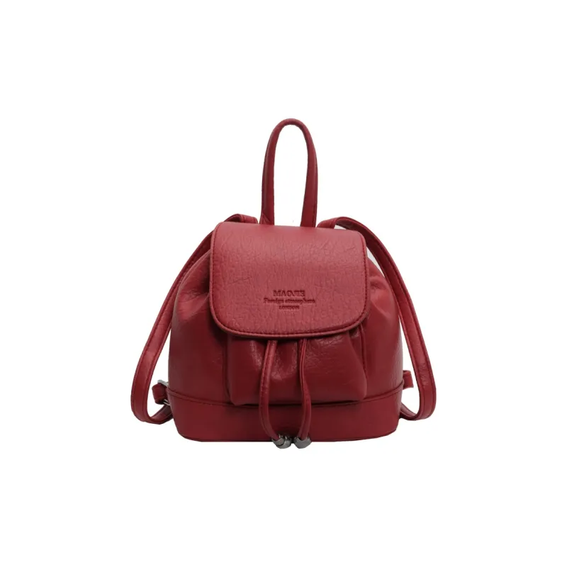 NATTY PU Backpack Unisex Black/Silver/White/Red/Yellow-22