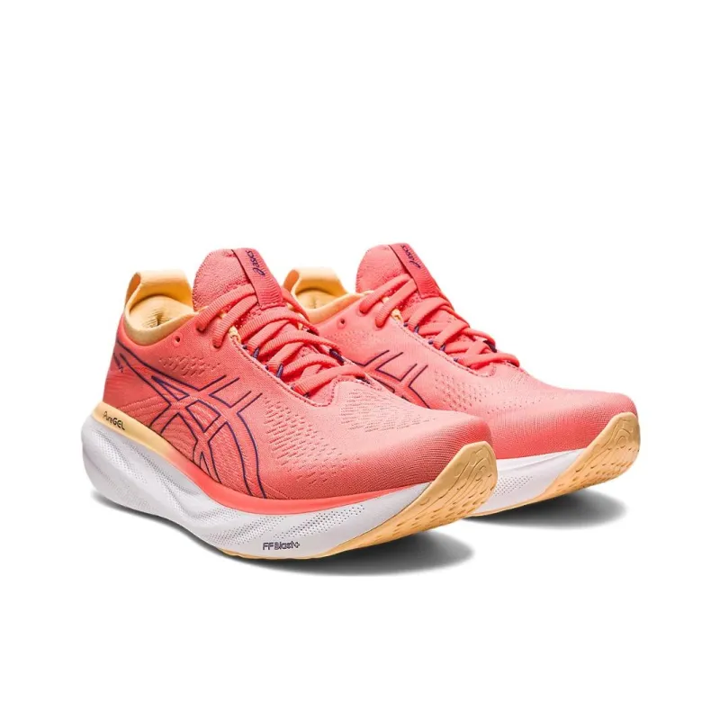 Asics Gel Nimbus 25 Wide 'Papaya Dusty Purple' Women's-2