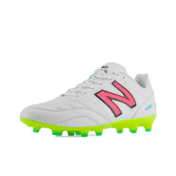 New Balance 442 V2 Team Fg White Hi Lite Neon Pink