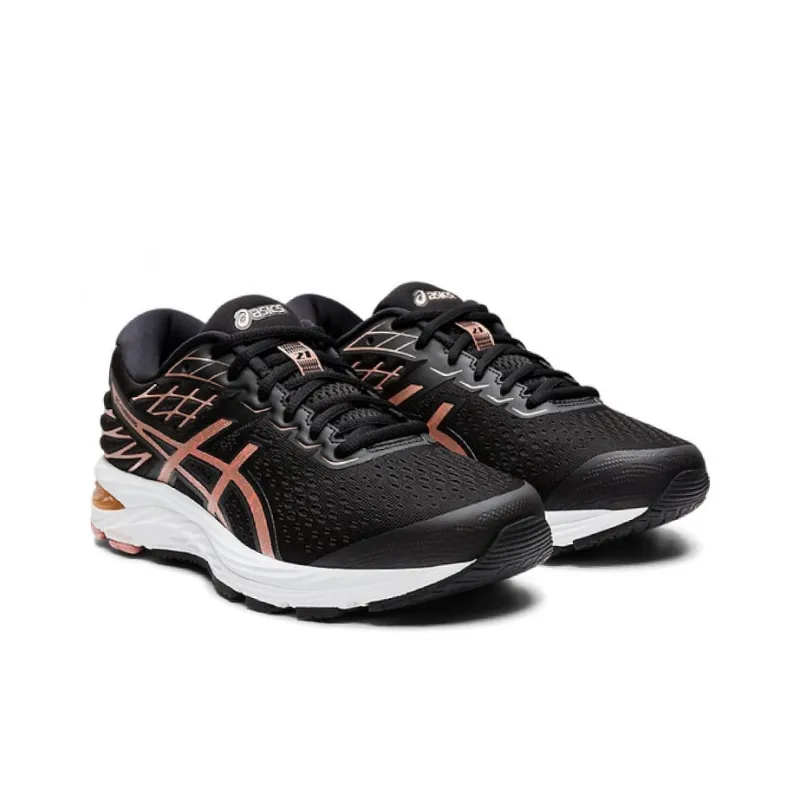 Asics Gel-Cumulus 21 Cushioning Anti-Slip And Wear-Resistant Low-Top Running Shoes Women's Black Pink-2