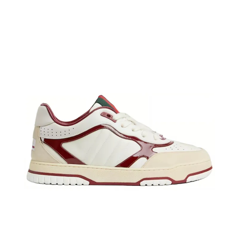 GUCCI Re Web Sneaker 'White Rosso Ancora'-1