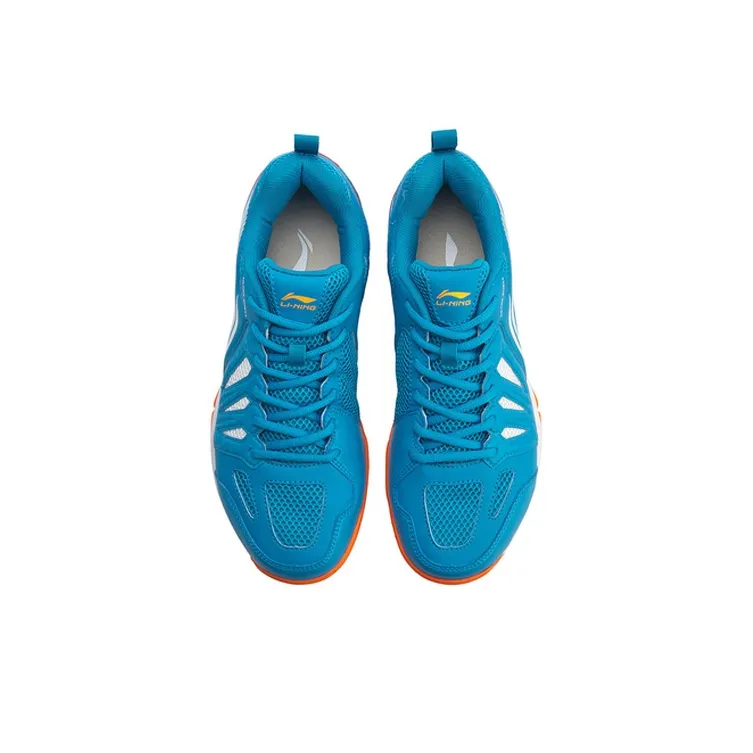 LiNing Ace Slip Resistant, Abrasion Resistant, Lightweight Low Top Badminton Shoes Unisex Blue-3