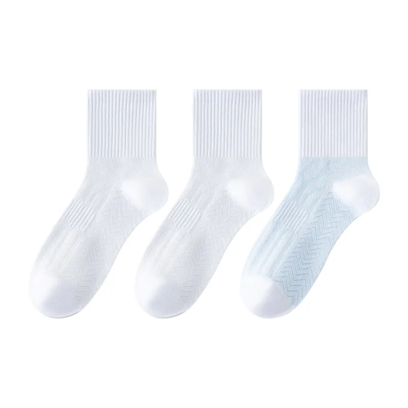 XXLLG Mid Calf Socks Men's 3 Pack-6