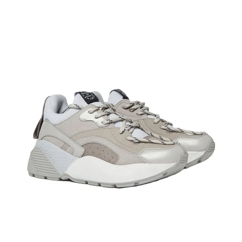 Stella McCartney Eclypse Panelled Suede Sneakers-2