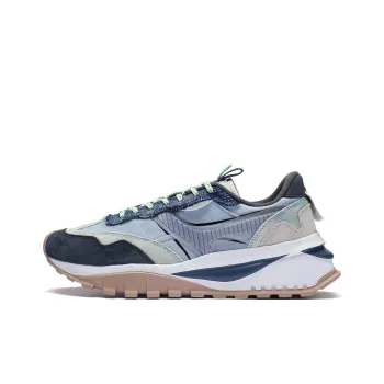 LiNing Fangyuan EVO Anti Slip Wear Resistant Breathable Reflective Low Top Running Shoes Black Blue