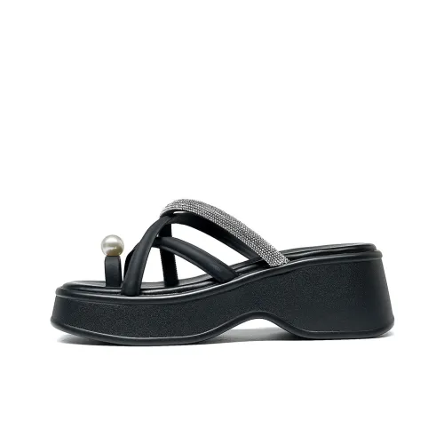 HLA Slide Slippers Women's Black