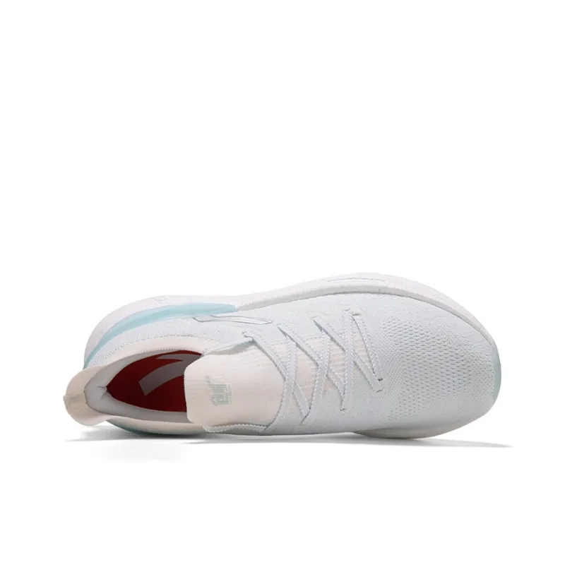 Anta Chuang 2.0 Pro Cushioned Anti Slip Wear Resistant Breathable Lightweight Low Top Running Shoes Men's White Blue-1