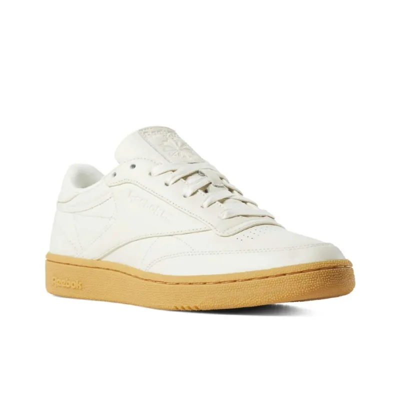 Reebok CLub C 85 Low Tops Casual Skateboarding Shoes Unisex Beige-2