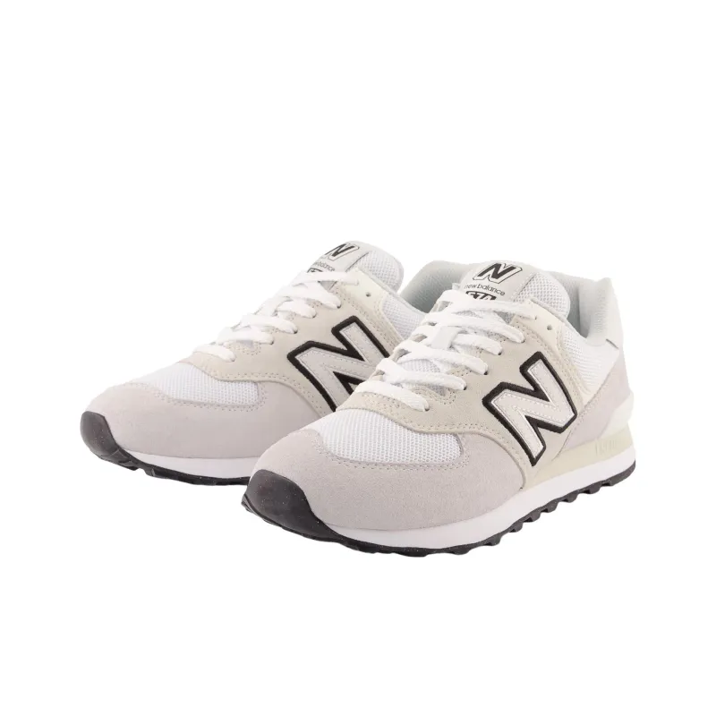 New Balance 574 White Black Off White-2