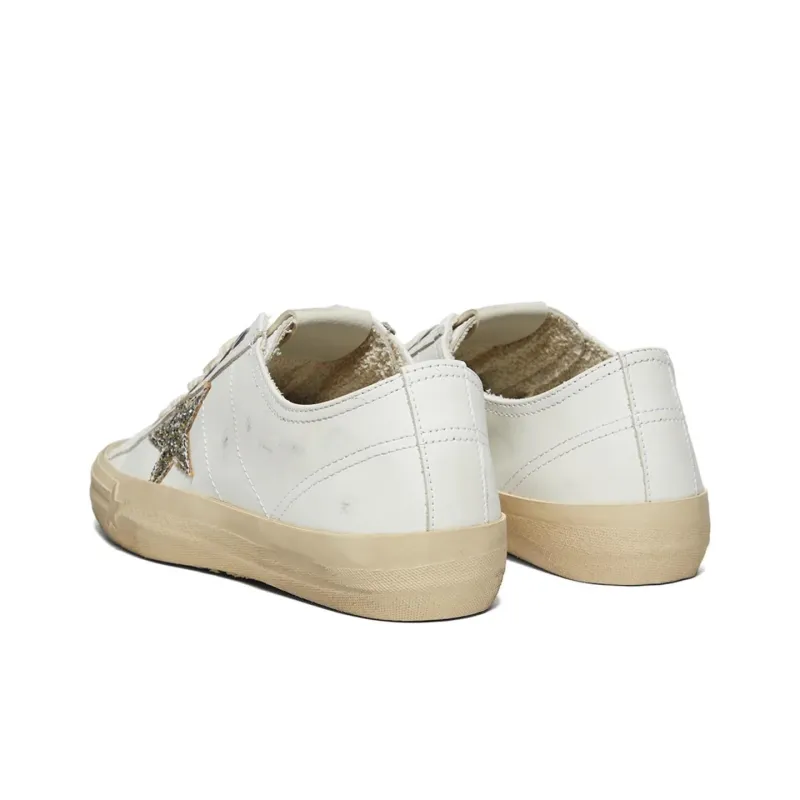 Golden Goose V-Star 2 Distressed Sneakers-3