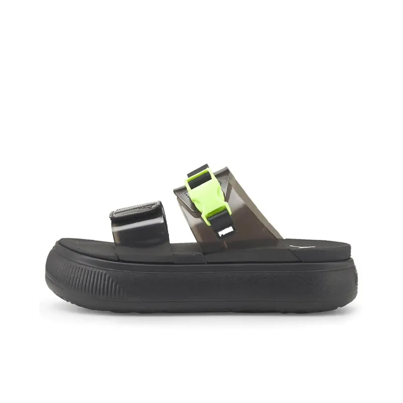 PUMA Suede Mayu Pop Sandal 'Black Fizzy Light' Women's-0