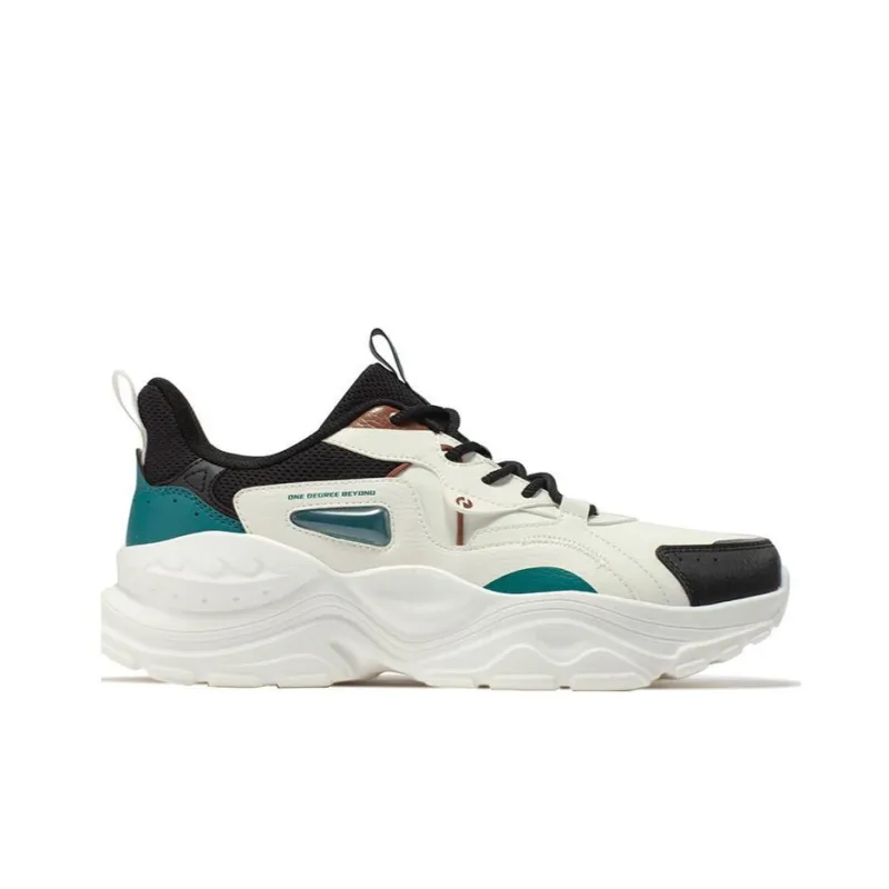 361° Cambria Low Top Sports Casual Shoes Men's White Black-1