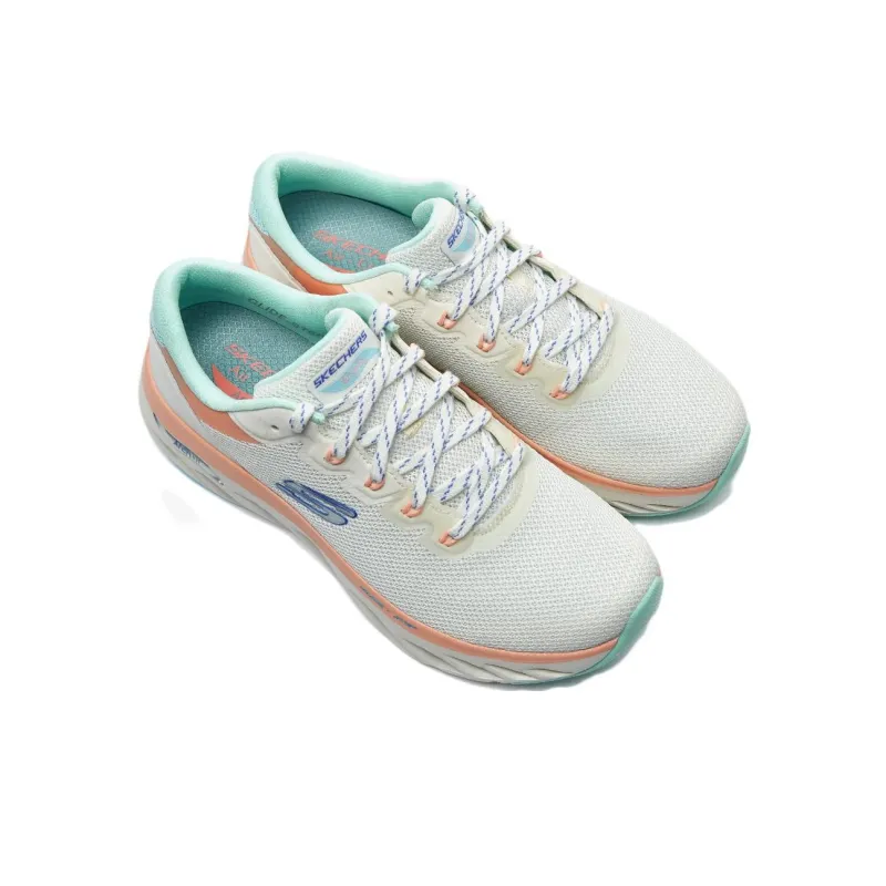Skechers ARCH FIT GLIDE-STEP TRAIL Anti-Slip And Wear-Resistant Lightweight Low-Top Casual Shoes Women's Ecru-2