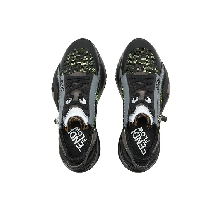 FENDI Flow Logo-print Sneakers-2