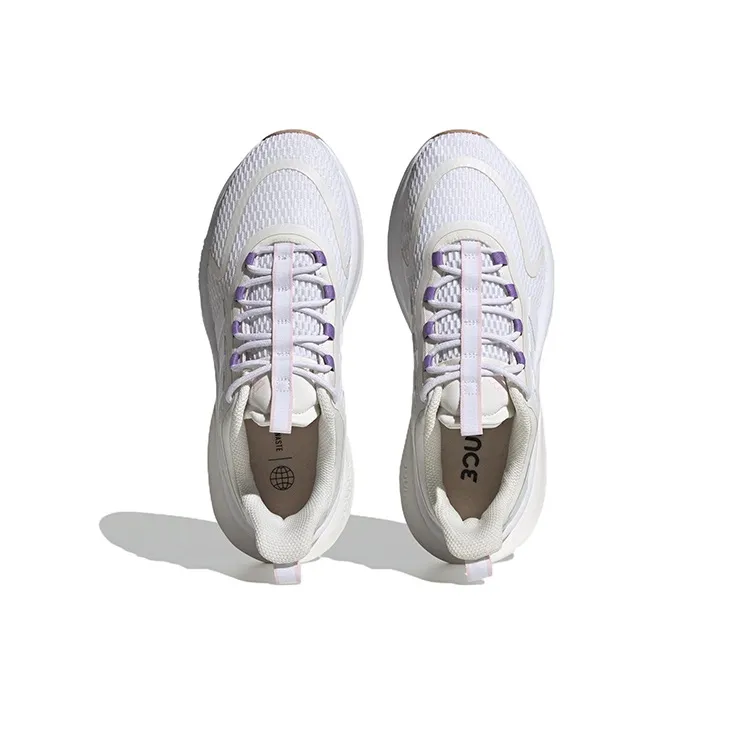 Adidas Alphabounce+ 'White College Purple' Women's-4