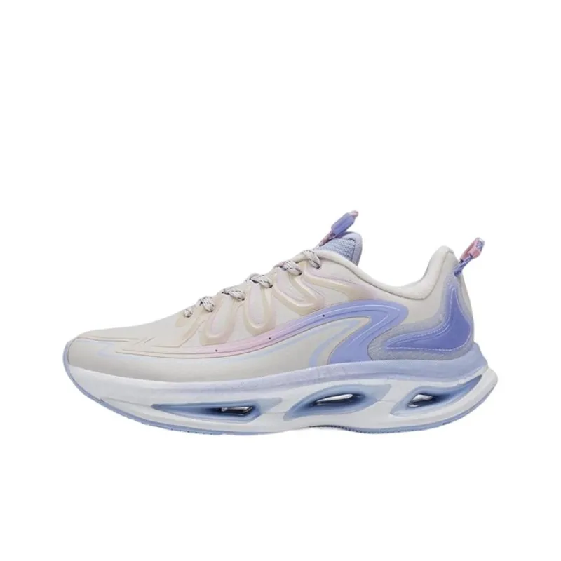 XTEP Wind & Fire 26th Generation Running Shoes Women's Low-Top Yellow Blue-0