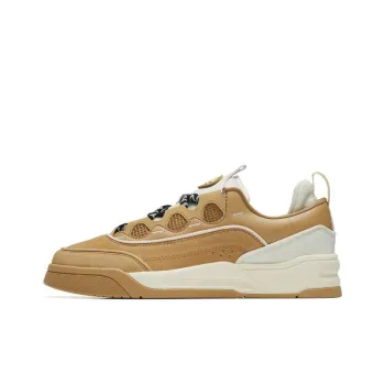 Anta Jie Ao Wear resistant And Lightweight Low Top Skateboard Shoes Men's Tawny