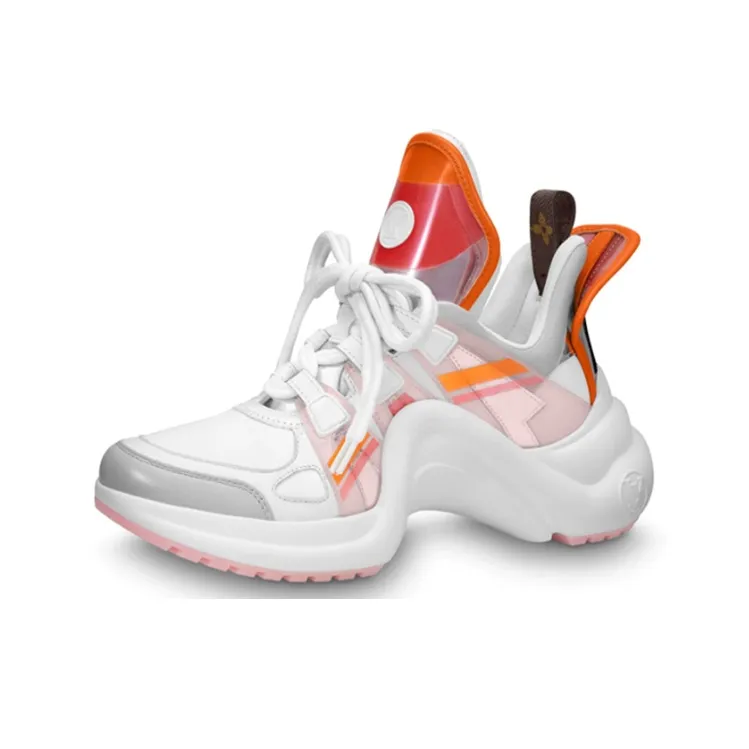 LOUIS VUITTON Lv Archlight Sports Shoes White/Orange Women's-0