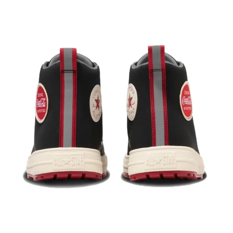 Converse All Star Ps Slip Resistant Cushioning High Top Canvas Shoes Unisex Black Beige Japan Version-4