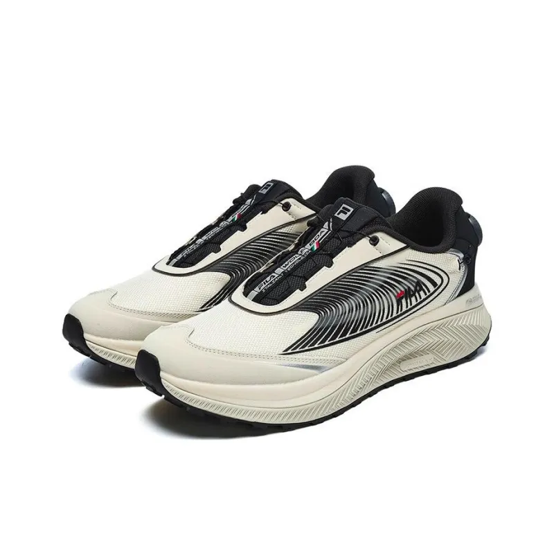 FILA BOA WOLF Running Shoes Men Low Top Streptopelia Yellow/Beige-2