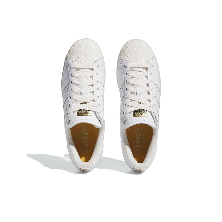 Superstar Adv Adidas Originals 'White Cracked Leather'-4