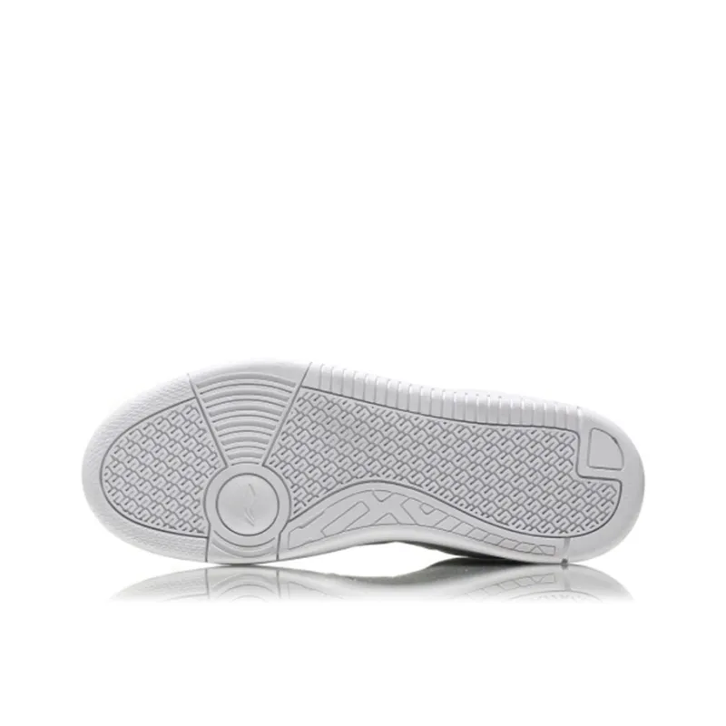 LiNing Knight Slip Resistant, Abrasion Resistant, Support Height Increasing High Top Skateboard Shoes Men's Ivory-4