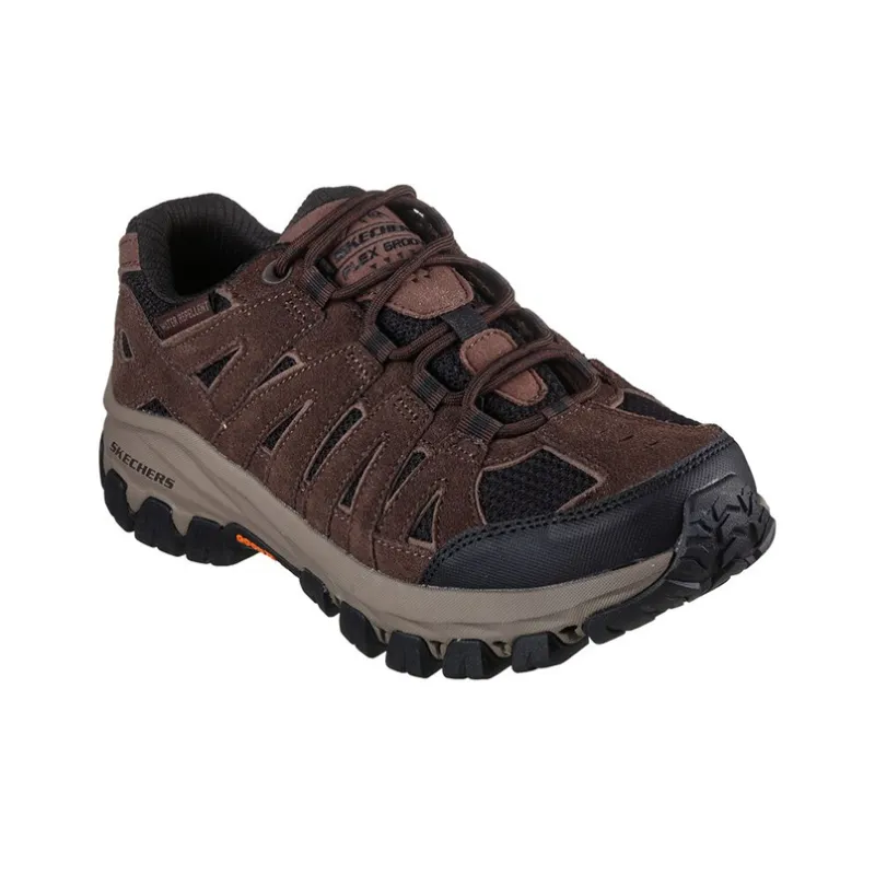 Skechers Relaxed Fit Running Shoes Men Low Top Brown/Black-2
