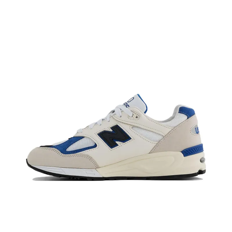 New Balance X Teddy Santis 990 V2 Made In Usa 'White/Blue' Sneakers-0