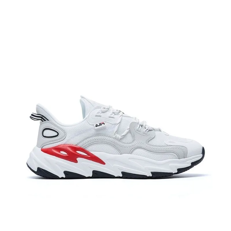 FILA Wave Low Top Shoes 'White Red Grey'-1