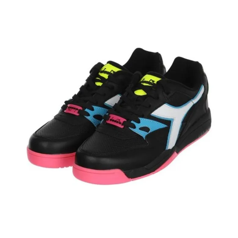 Diadora Rebound Ace Low-Top Skateboard Shoes Men's Black-2