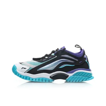 LiNing Aurora Skywalk Bad Five Xlarge Cushioned Slip Resistant Low Top Sports Casual Shoes Men's Blue Black