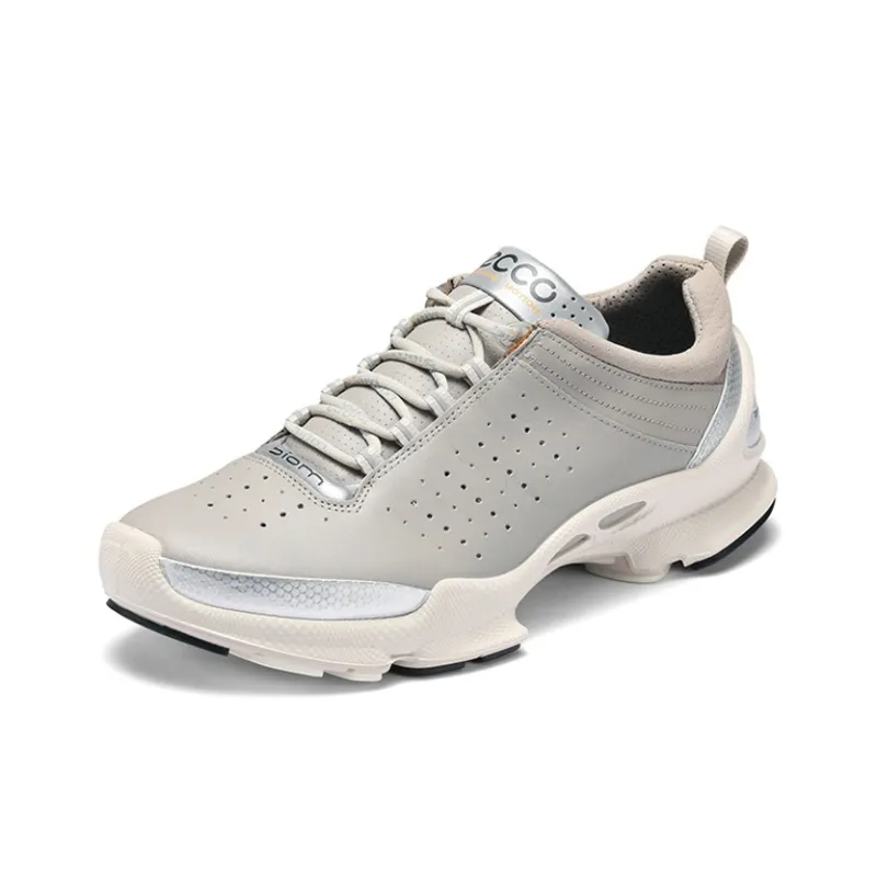 Ecco Striding C Low Top Trekking Shoes Men's Stone Gray-0
