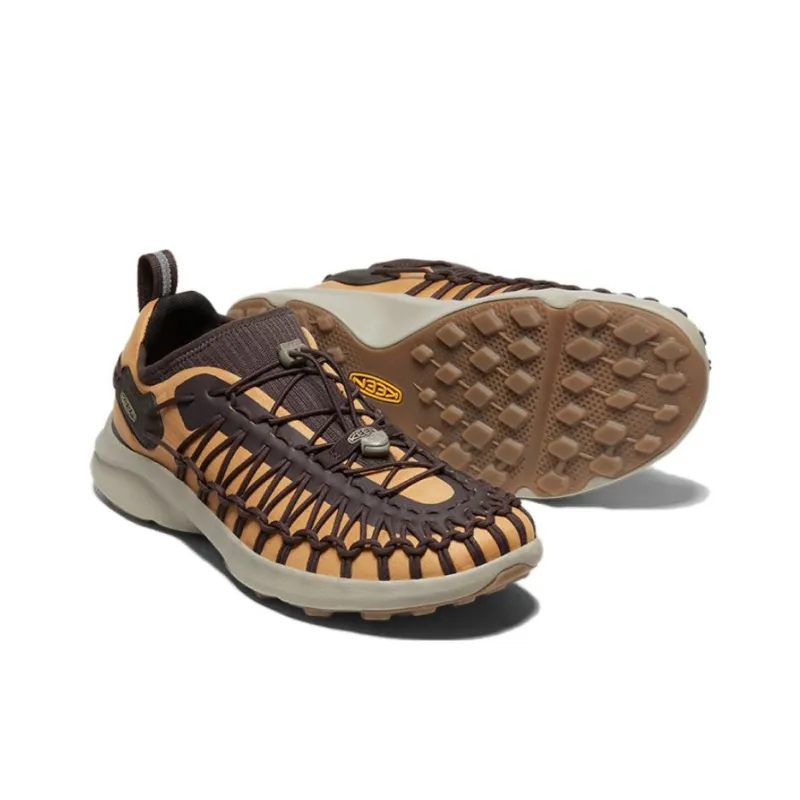 KEEN UNEEK SNK SNEAKER Cushioning Wear-Resistant Low-Top Hiking Trekking Shoes Men's Cinnamon Brown-2