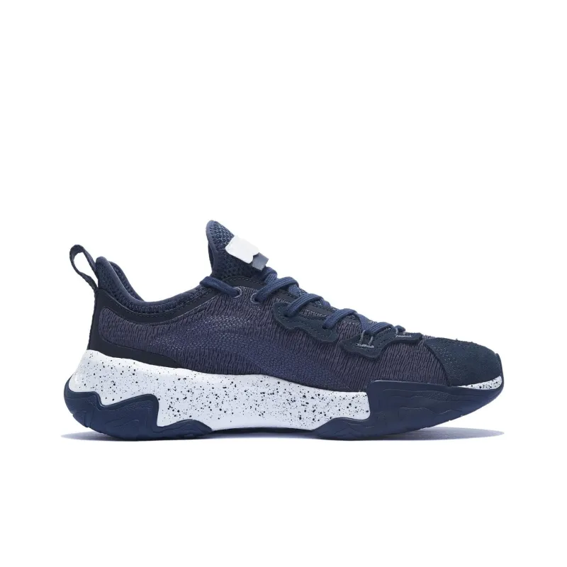 CHENGLONG x LiNing Gongfu Collection Durable Breathable Low Top Casual Shoes Men's Ebony Black-1