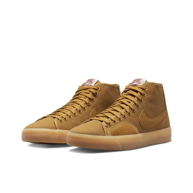 Nike Sb Blazer Court Mid Premium Desert Ocher-2