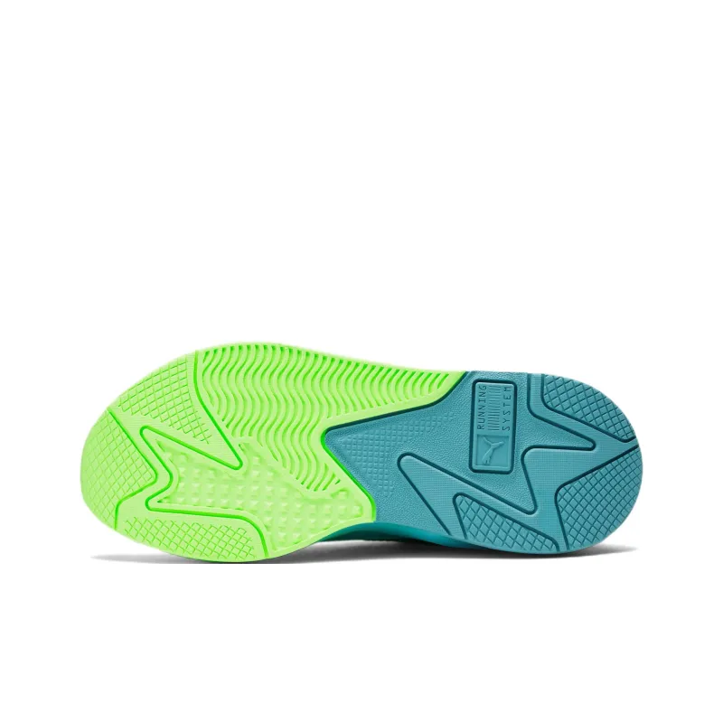 PUMA RS-X Fly Anti-Slip Wear-Resistant Low-Top Sports Casual Shoes Blue Black Green-5