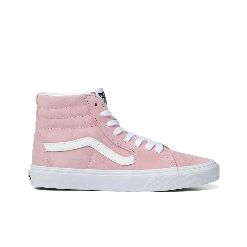 Vans SK8 HI Pig Suede 'Pink White'-1