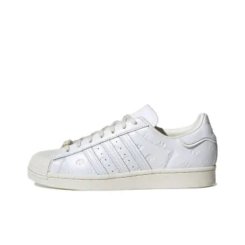 Superstar Adidas Originals 'Allover Debossed Trefoils White'
