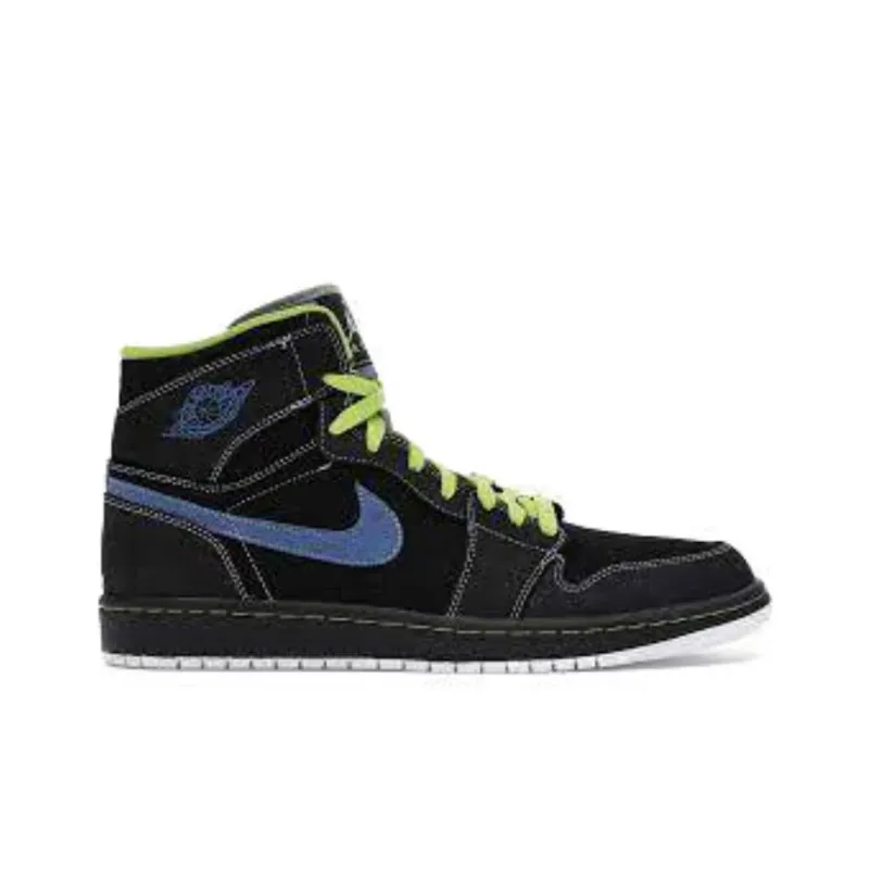 Jordan 1 Retro High Black Cyber Blue Sapphire-1