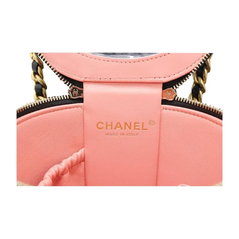 CHANEL Patent Leather Bucket Bag, Handbag, Shoulder Bag, Crossbody Bag Women's Black-10