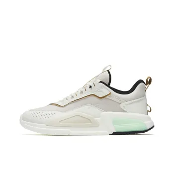 Anta Rubik's Cube Cushioning Anti Slip And Wear Resistant Low Top Sports Casual Shoes Gray White Brown