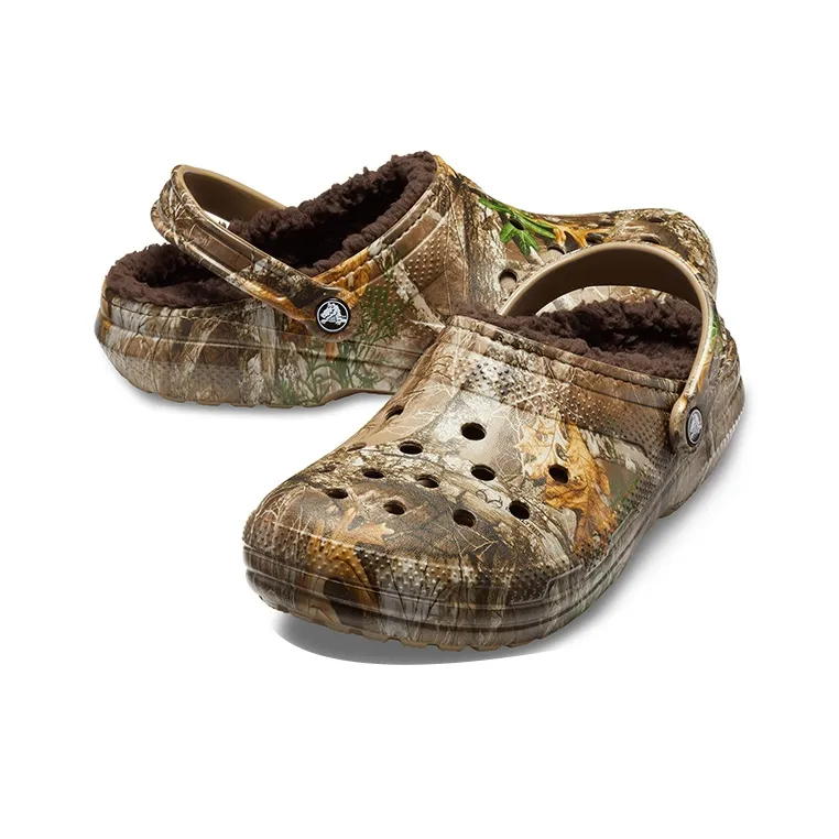 Crocs Classic Lined Realtree Edge Clog 'Brown'-3